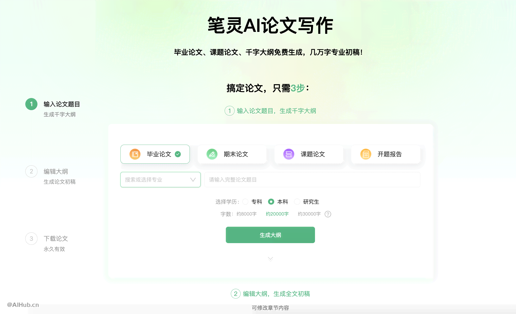 一键自动生成论文写作神器——免费科研工具推荐，网络科技专属网站