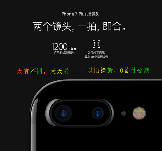 用心服务满意分期武汉iPhone7Plus仅5699